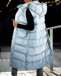 Women’s Mid-Length Zip-Up Vest - KaleaBoutique.com