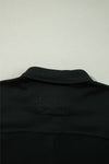 KaleaBoutique Waffle Knit Patchwork Buttoned Oversized Shacket - KaleaBoutique.com