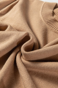 KaleaBoutique Comfortable Solid Color Knit Short Puff Sleeve Sweater - KaleaBoutique.com