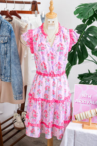 KaleaBoutique Stylish Tiered Ruffles Sleeveless Summer Floral Dress - KaleaBoutique.com
