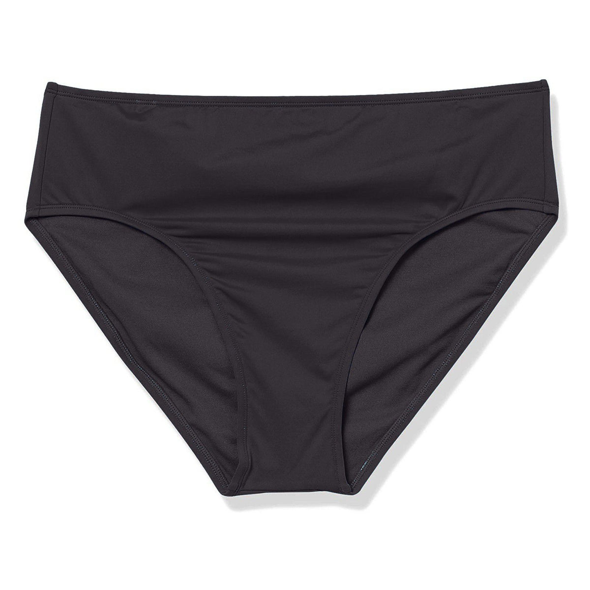 Women's Black High-Waist Or Side Drawstring Ties Swim Briefs - KaleaBoutique.com