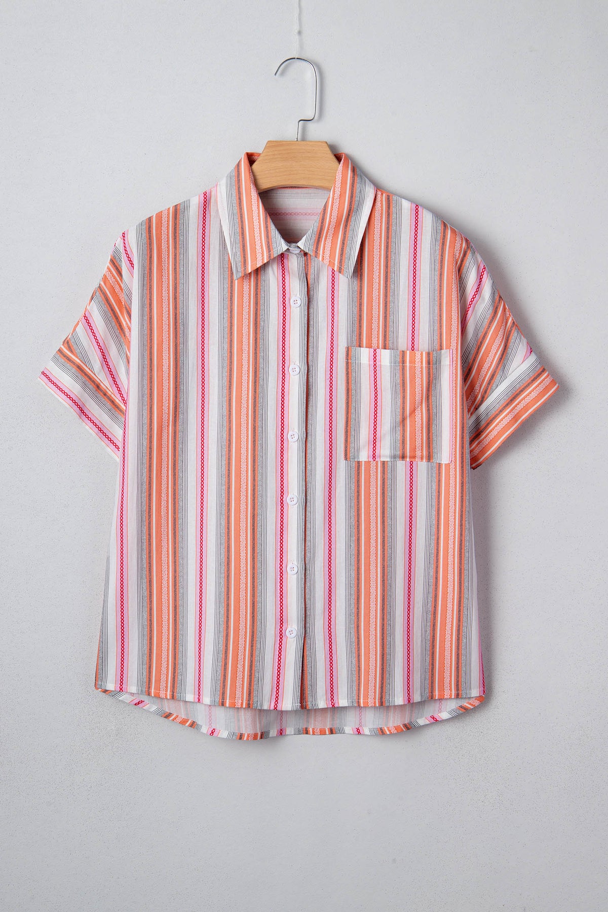KaleaBoutique Stylish Button up Short Sleeve Shirt - KaleaBoutique.com