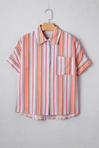 KaleaBoutique Stylish Button up Short Sleeve Shirt - KaleaBoutique.com