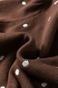 KaleaBoutique Comfortable Elegant Polka Dot Bubble Short Sleeve Sweater - KaleaBoutique.com