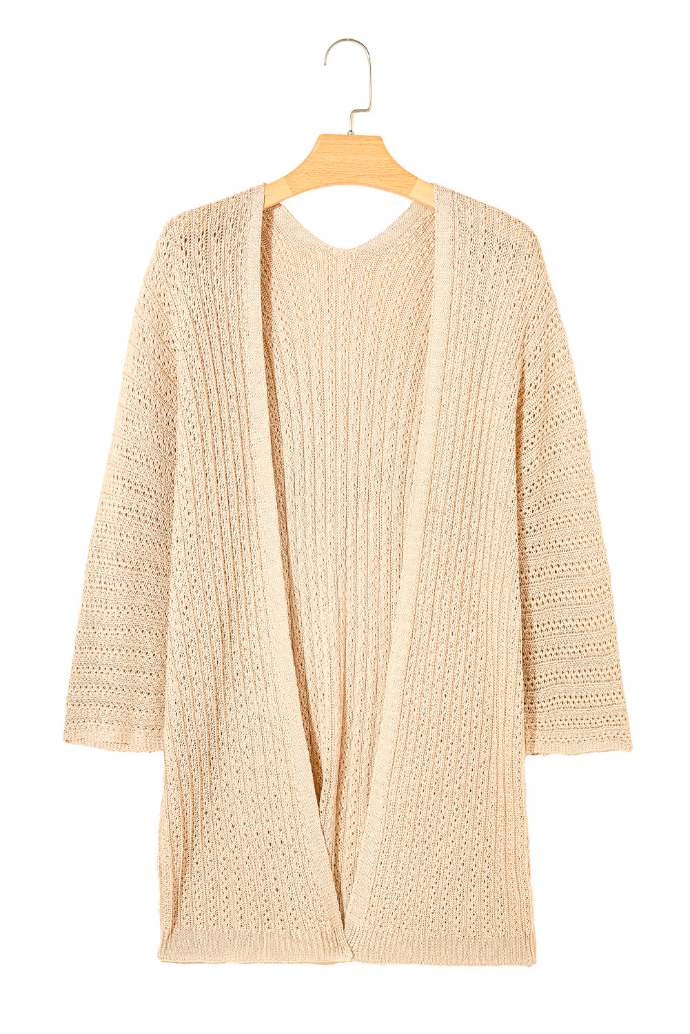 Hollow-out Bracelet Sleeve Knit Cardigan - KaleaBoutique.com