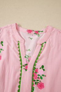 KaleaBoutique Comfortable Notched Neck Flutter Short Sleeve Floral Print Maxi Dress - KaleaBoutique.com