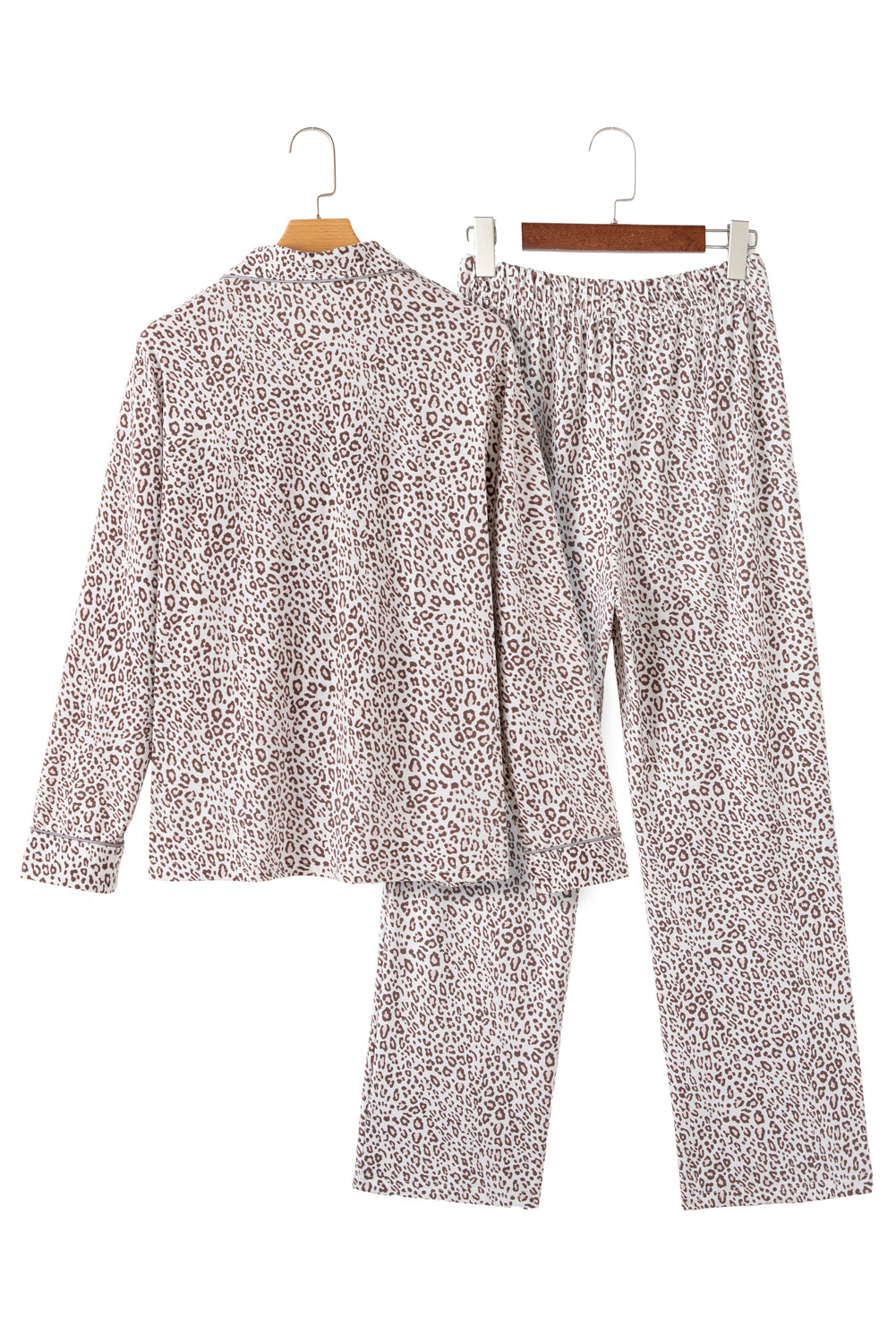 KaleaBoutique Comfortable Leopard Print Long Sleeve and Pants Pajamas Set - KaleaBoutique.com