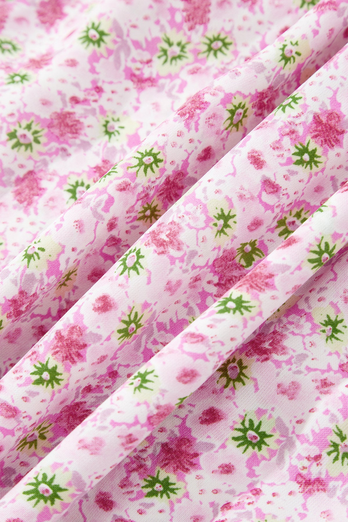 KaleaBoutique Comfortable Floral Short Bubble Sleeve Shirred High Waist Maxi Dress - KaleaBoutique.com
