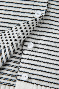 KaleaBoutique Comfortable Contrast Trim Cap Sleeve Button Down Casual Cardigan - KaleaBoutique.com