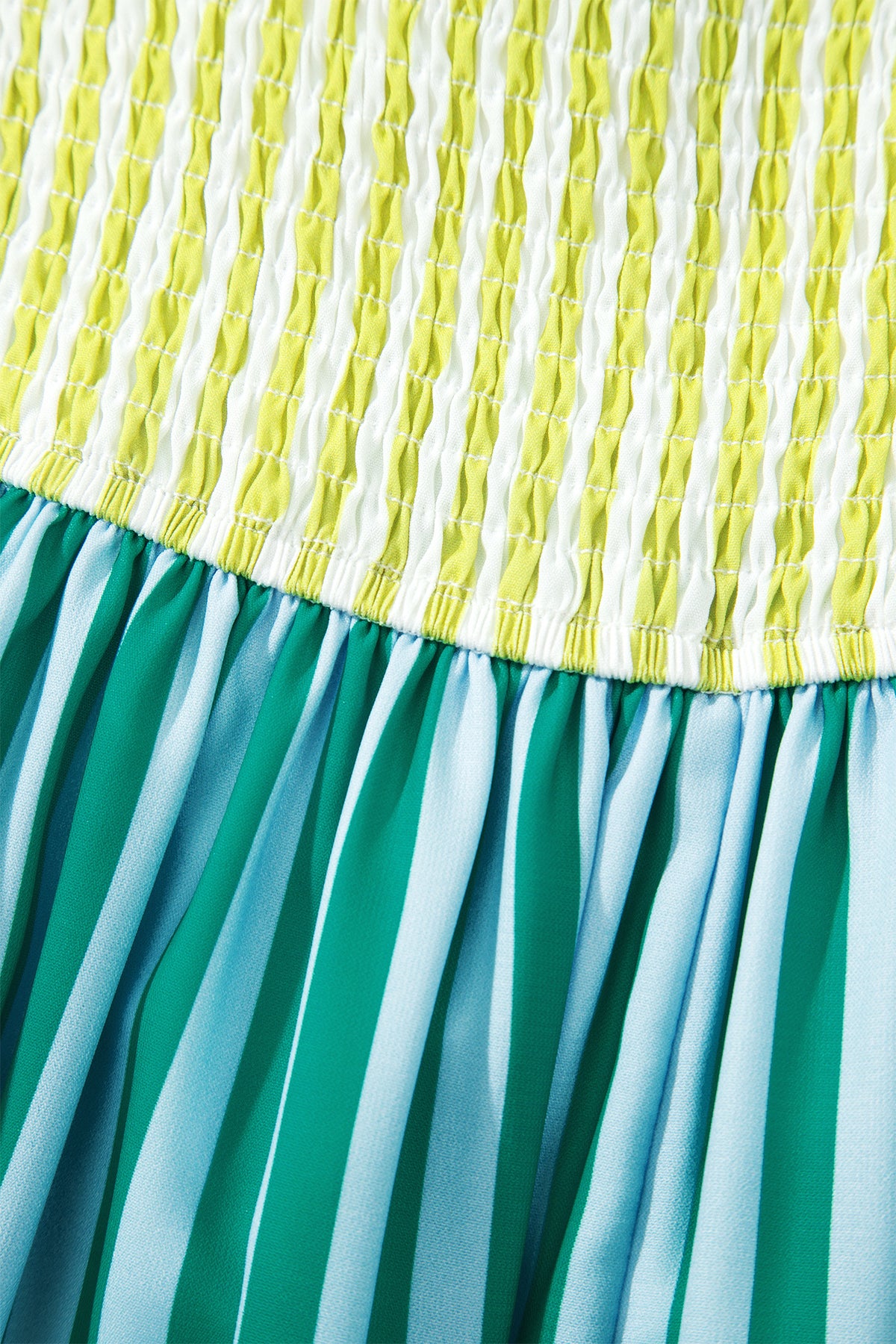 KaleaBoutique Stylish Scalloped Contrast Patchwork Knot Strap Midi Dress - KaleaBoutique.com