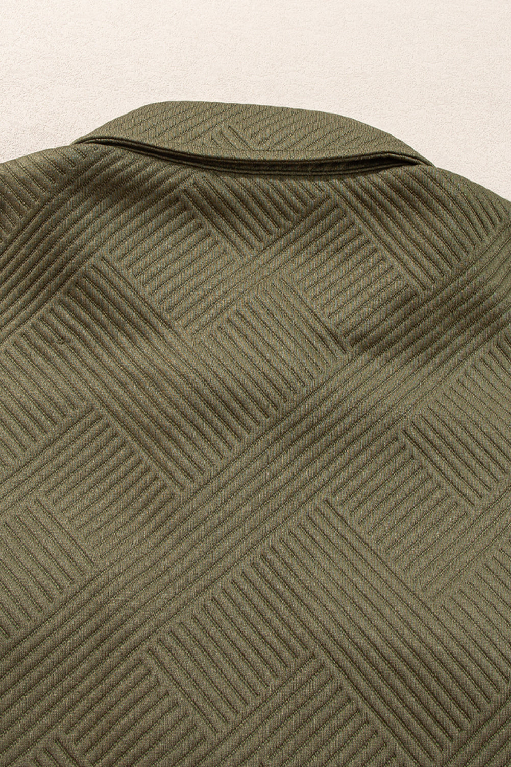 Solid Color Zip Up Button Flap Pocket Shirt Collar Jackets - KaleaBoutique.com