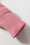 KaleaBoutique Pointelle Knit Raglan Sleeve Hooded Sweater - KaleaBoutique.com