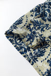KaleaBoutique Boho Printed Balloon Sleeve Smocked Peplum Blouse - KaleaBoutique.com