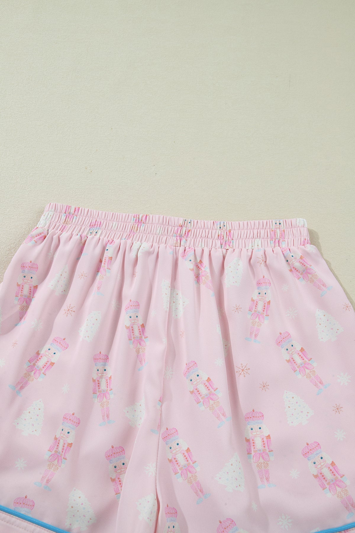 KaleaBoutique Stylish Bow Tie Front Christmas Nutcracker Long Sleeve Shirt Shorts Pajama Set - KaleaBoutique.com