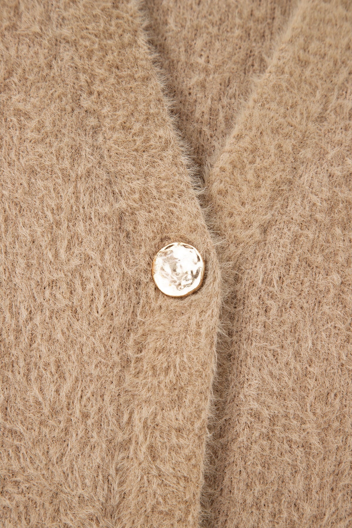 KaleaBoutique Comfortable Fuzzy Buttoned Front Midi Solid Cardigan - KaleaBoutique.com