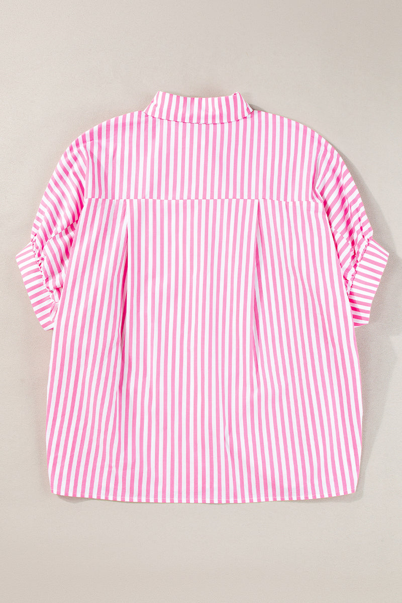 KaleaBoutique Classic Stylish Dolman Sleeve Oversize Shirt - KaleaBoutique.com