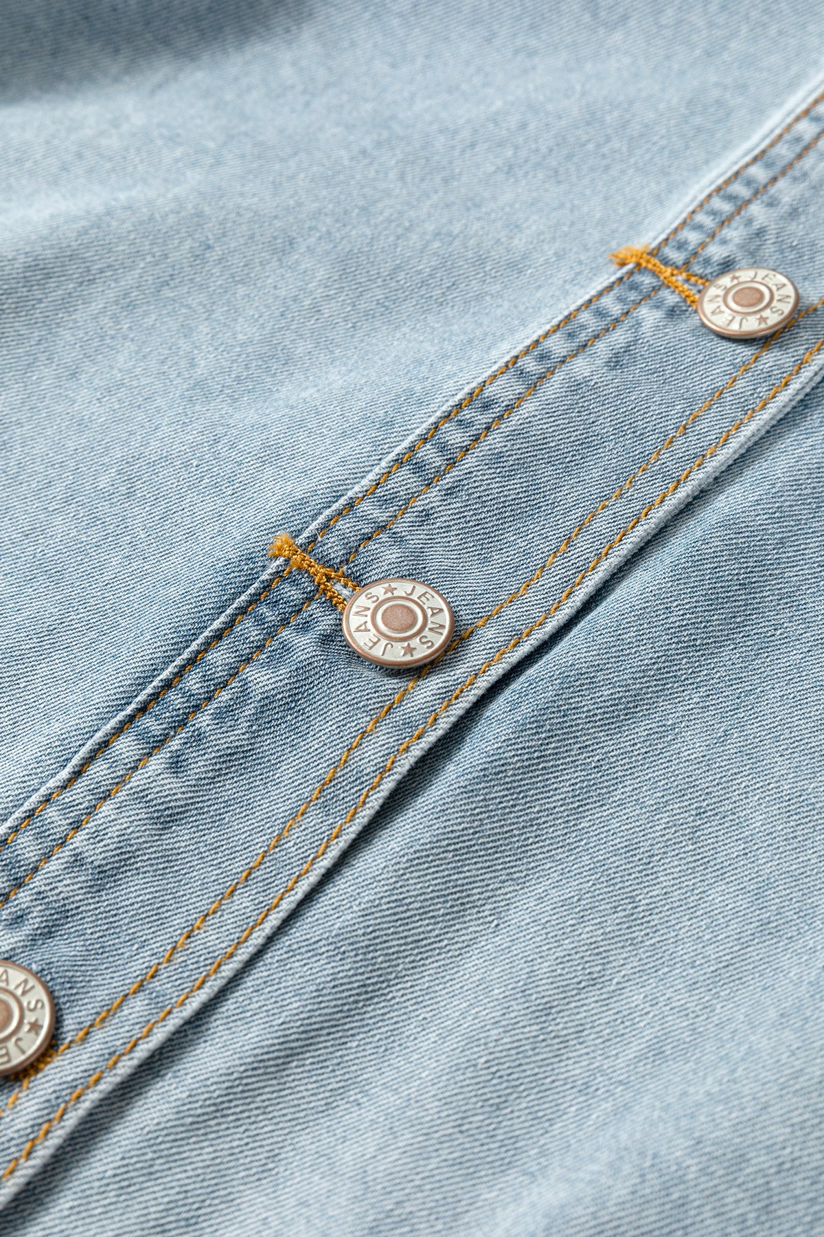 Draw-cord Hem Light Wash Denim Jacket - KaleaBoutique.com