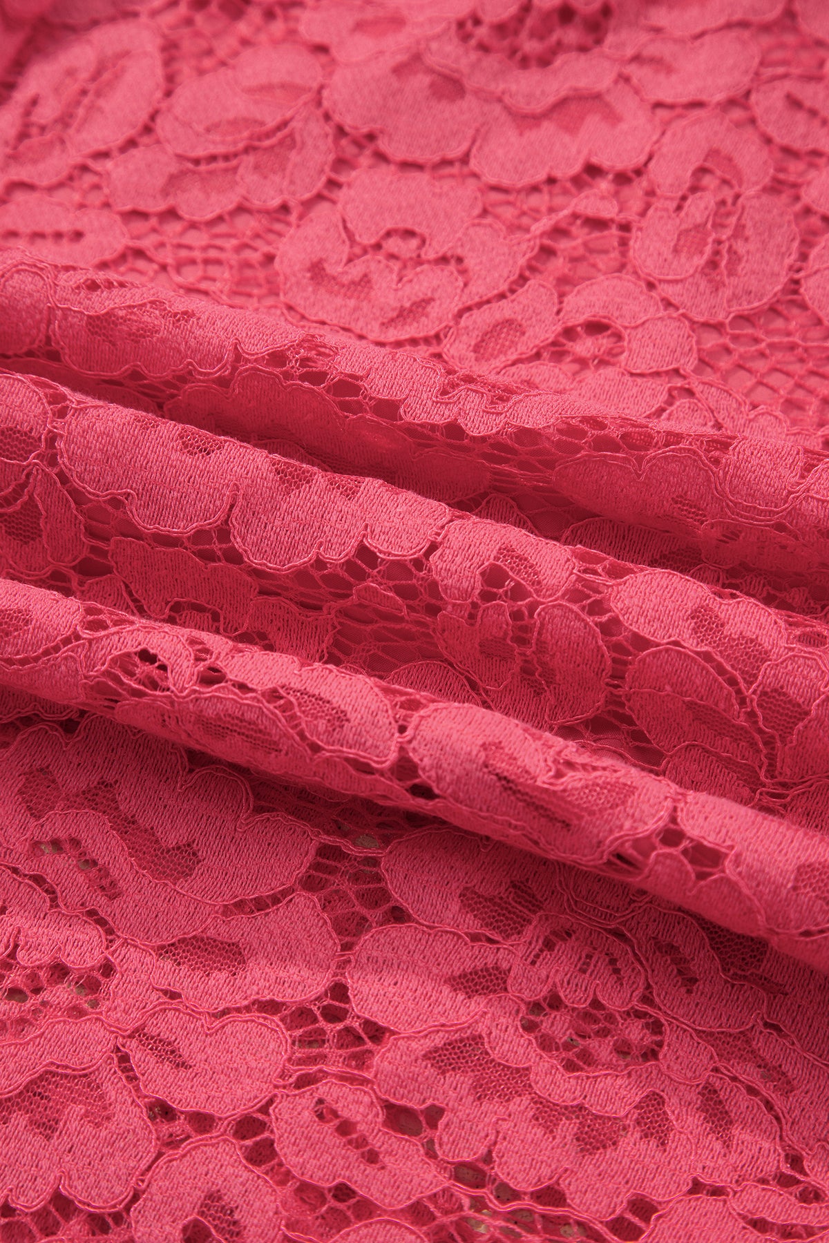 KaleaBoutique Stylish Floral Lace Overlay Zip Up V Neck Smocked Waist Sleeveless Dress - KaleaBoutique.com