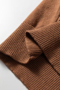 KaleaBoutique Comfortable Fish Scale Textured Knit Ribbed Crew Neck Short Sleeve Sweater - KaleaBoutique.com
