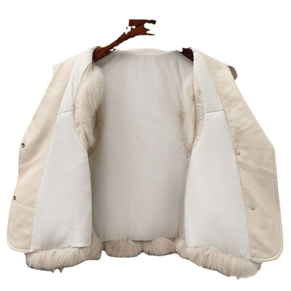 KaleaBoutique Women's Short Patchwork Polyester Outerwear - KaleaBoutique.com