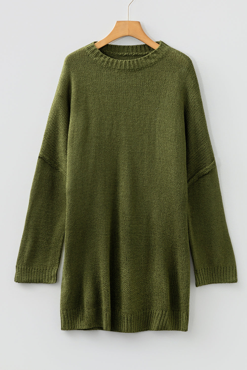 KaleaBoutique Comfortable Oversize Drop Shoulder Slouchy Sweater Dress - KaleaBoutique.com