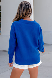 Drop Shoulder Long Sleeve Sweater - KaleaBoutique.com