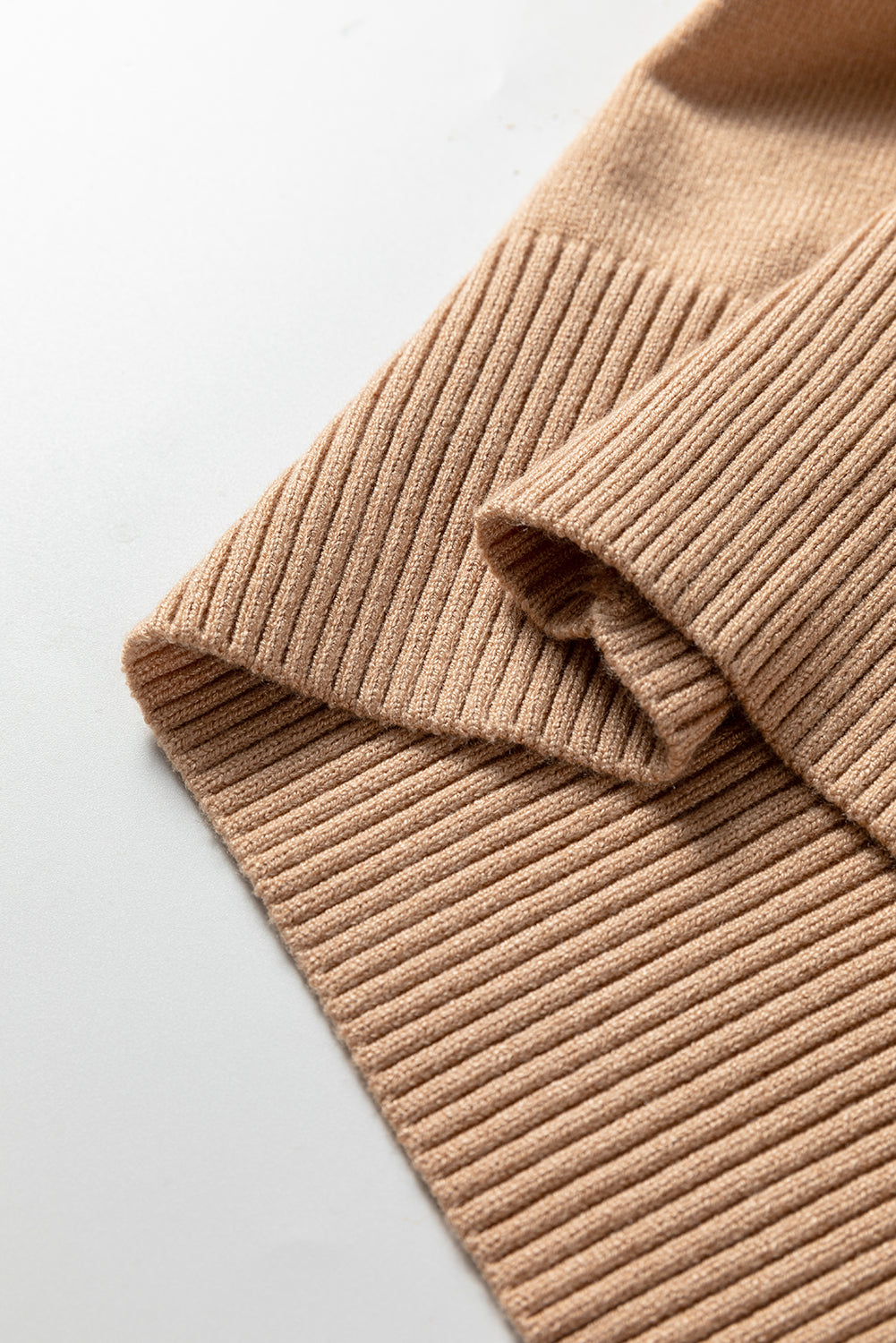 KaleaBoutique Comfortable Solid Color Knit Short Puff Sleeve Sweater - KaleaBoutique.com