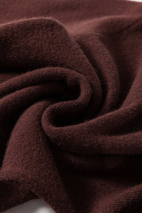 KaleaBoutique Stylish Slim Fit Mock Neck Side Slit Sweater Dress - KaleaBoutique.com