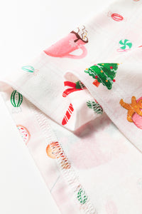 KaleaBoutique Comfortable Christmas Spirits Shirt Style 2pcs Short Pajama Set - KaleaBoutique.com