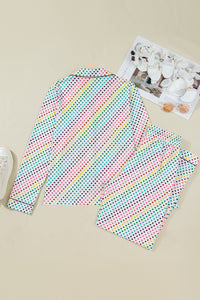 KaleaBoutique Stylish Pride Heart Print Valentines Long 2pcs Pajama Set - KaleaBoutique.com