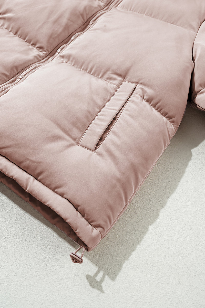 KaleaBoutique Full Zipper Quilted Puffer Jacket - KaleaBoutique.com