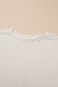 KaleaBoutique Stylish Floral Crochet Splicing Sleeve T Shirt Dress - KaleaBoutique.com