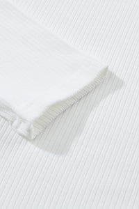 KaleaBoutique Stylish Ribbed Knit High Neck Long Sleeve Top - KaleaBoutique.com