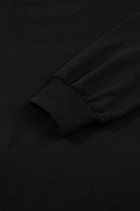 KaleaBoutique Stylish Embroidered Spooky Season Graphic Long Sleeve Round Neck Pullover Sweatshirt - KaleaBoutique.com