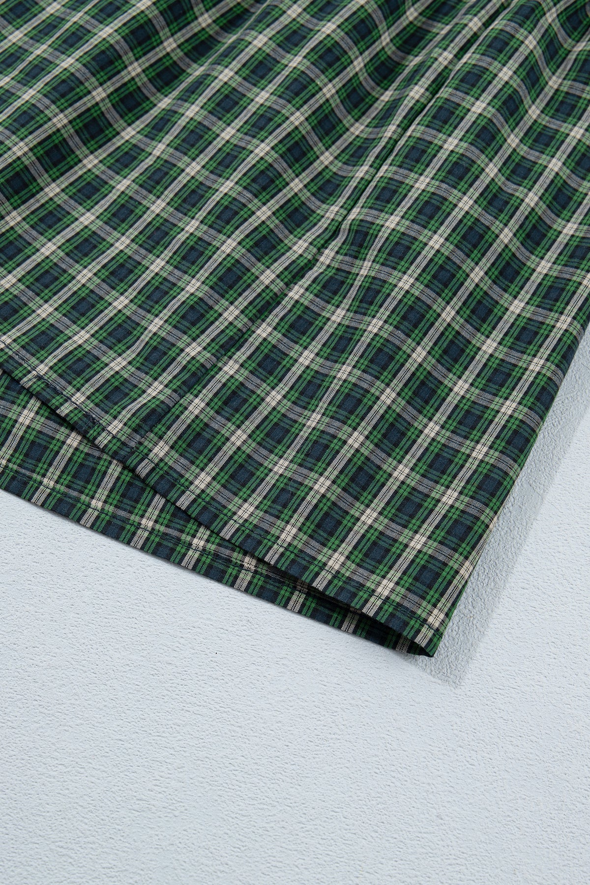 KaleaBoutique Comfortable Plaid Square Neck Shirred High Waist Ruffle Hem Dress - KaleaBoutique.com