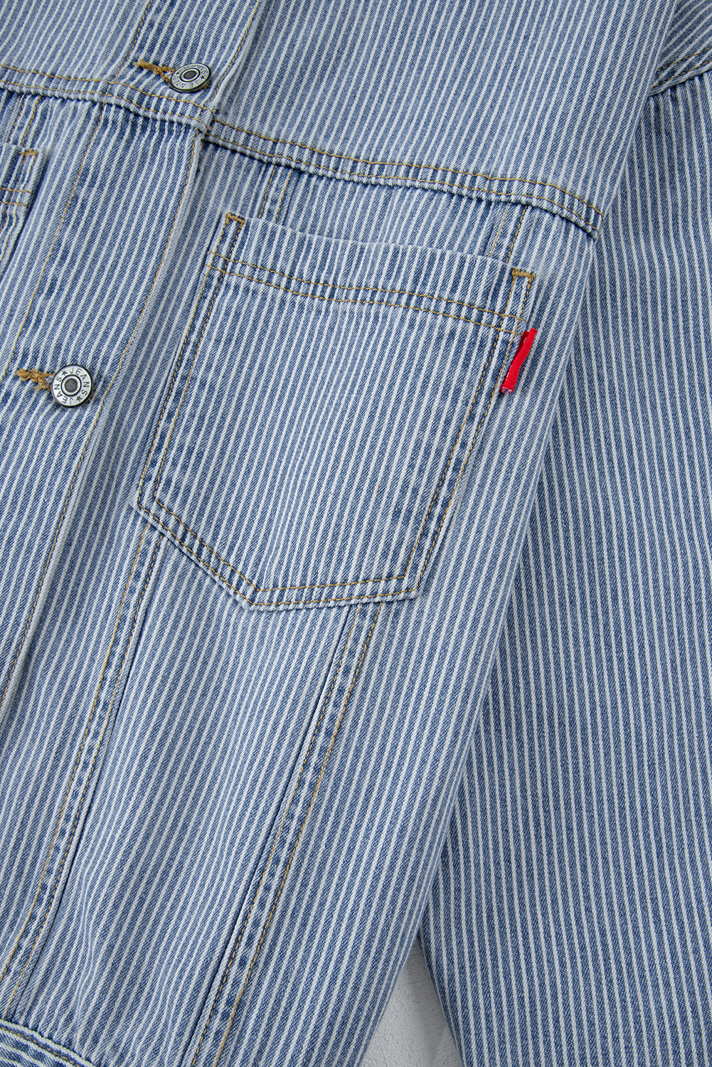 Washed Oversize Pocketed Denim Jacket - KaleaBoutique.com