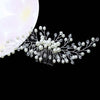 Floating Pearls Bridal Hair Comb, Crystal Wedding Hairpiece, Bridal White Pearl Decorative Hair Comb Headpiece - KaleaBoutique.com