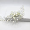 Floating Pearls Bridal Hair Comb, Crystal Wedding Hairpiece, Bridal White Pearl Decorative Hair Comb Headpiece - KaleaBoutique.com