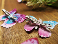 6 PC Silk Butterfly Hair Clip Set, Realistic Butterfly Fantasy Hairclips, Bridesmaid or Prom Party Butterfly Hairclip Set - KaleaBoutique.com