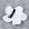 3 PC Plumeria Flower Hair Clip Set, Bridal White Or Pink Tropical Floral Hairpin Bohemian Hair Clips - KaleaBoutique.com