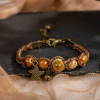 Tribal Sea Style Twisted Cord Bracelet, Rope Knot Bracelet, Ethnic Boho Unisex Beach Bracelet - KaleaBoutique.com