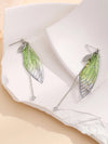 Butterfly Wing Boho Dangle Earrings, Gold Multi Color Earrings, Fairy Wing Earrings, Acrylic Wing Earrings - KaleaBoutique.com