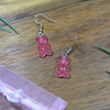 Realistic Gummy Bear Earrings, Gummy Bear Whimsical Drop Statement Earrings, Dangle Candy Earrings - KaleaBoutique.com