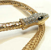 Gold Snake Adjustable Necklace and Bracelet, Gold Hollow Medusa Cosplay Snake Halloween Costume Jewelry - KaleaBoutique.com