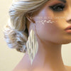 Oversized Gold Feather Tassel Earrings, Chandelier Dangle Bohemian Fashion Statement Layered Earrings - KaleaBoutique.com
