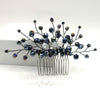 Gothic Style Black Hair Comb, Gun Metal Hair Piece, Halloween Vampire Cosplay Hairpin Headpiece - KaleaBoutique.com