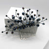 Gothic Style Black Hair Comb, Gun Metal Hair Piece, Halloween Vampire Cosplay Hairpin Headpiece - KaleaBoutique.com