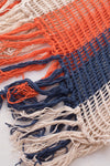 KaleaBoutique Striped Tassel Crochet V Neck Beach Cover Up - KaleaBoutique.com