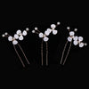 Opal White Flower Hair Comb, Bridal Opal Crystal Headpiece, Wedding Floral Gold Hairpiece - KaleaBoutique.com