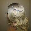 Simply Elegant Small Bridal Hair Comb in Blue, Wine Red or AB Rhinestone Crystals, Wedding Crystal Bridesmaids Hairpin - KaleaBoutique.com